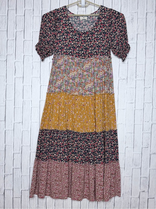 NATURAL LIFE Dresses & Skirts - 🌻 Natural Life Collette Mixed Floral Tiered Maxi Dress Medium Boho